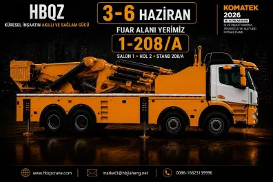 HBQZ, la mejor grúa de Hubei, debuta en KOMATEK 2026 con soporte experto en el sitio y soluciones personalizadas de elevación pesada